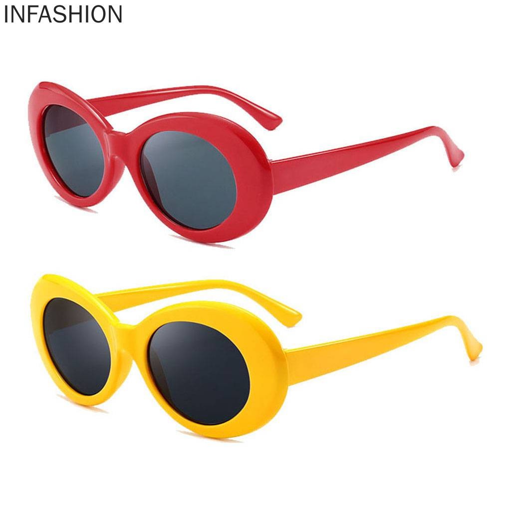 Kính Mát Gọng Oval Phong Cách Retro