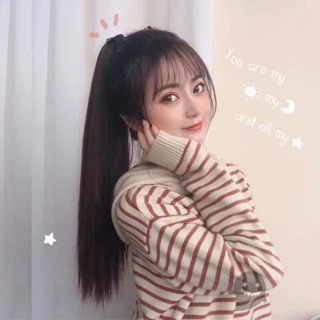 Tóc giả nữ cột ❤️FREESHIP❤️ Tóc giả cột thẳng 60cm