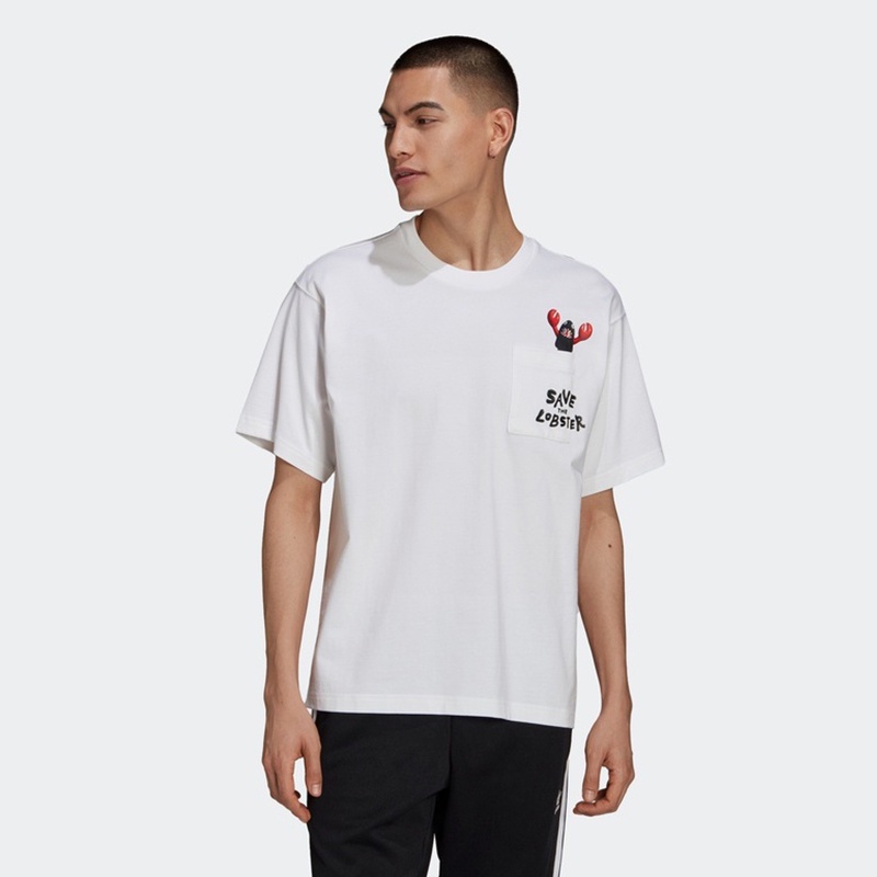 Adidas Originals Authentic Men's T-shirt TEE SS Save The Crayfish Sports Short Sleeve HA4689 HA4688 +++ 100% Authentic Guarantee +++
