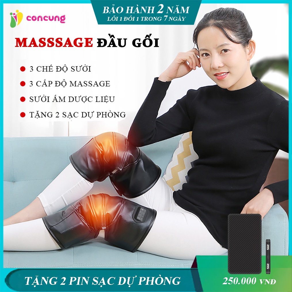 Đệm massage, Đệm massage đầu gối làm nóng hồng ngoại trị liệu nhiệt hỗ trợ đầu gối chăm sóc sức khỏe Bảo hành 2 năm