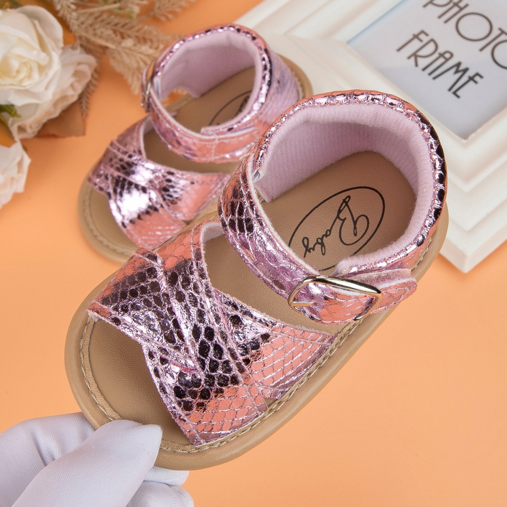 Xăng đan Da PU Mềm Mại Thoáng Khí Dành Cho Bé Trai Và Bé Gái Tập Đi