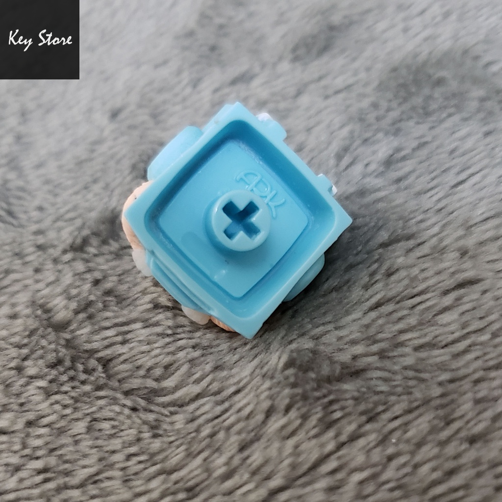 Nút bàn phím cơ artisan keycap sirius màu xanh sky kính đá