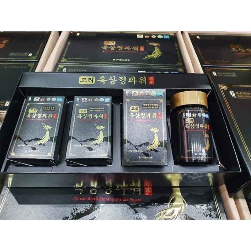 Cao Hắc Sâm HÀN QUỐC cô đặc 100% SET 4 lọ | BigBuy360 - bigbuy360.vn