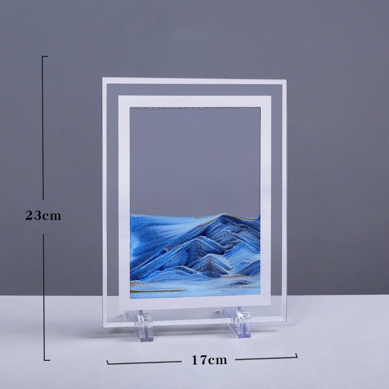 Tranh cát chuyển động 3D cao cấp nhiều màu sắc dùng để decor, quà tặng trang trí nhà cửa, góc học tập, làm việc