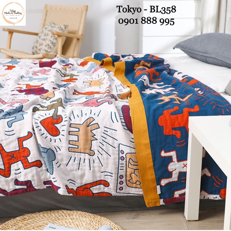 S103_Chăn Thu Xô Organic Cotton Dòng Cao Cấp