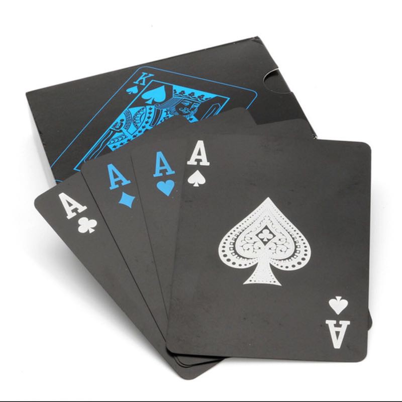 Bộ Bài Tây POKER Chất Liệu Nhựa PVC Chống Thấm Nước 2 Màu, Bài tây biểu diễn ảo thuật