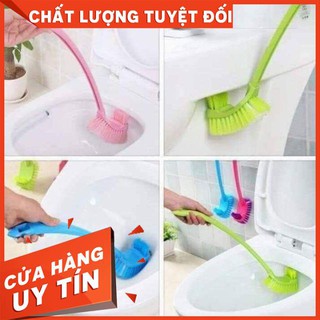 [ TRỢ GIÁ] Chổi Cọ Toilet, Chổi Cọ Bồn Cầu, Cọ Vệ Sinh Toilet, Bàn Chải Cọ Bồn Cầu 2 Đầu