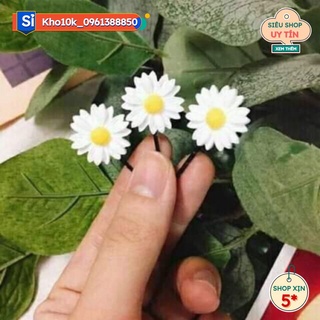 Sỉ 10 vỉ kẹp cúc họa mi kèm dây buộc ( 2 kẹp và 1 dây)