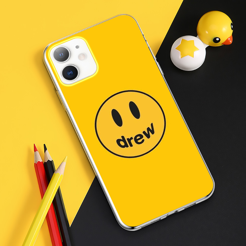 Ốp Điện Thoại Trong Suốt Hình Drew House Cho Iphone 11 Pro Xs Max Xr X 8 7 6s 6 Plus C137 Sk33