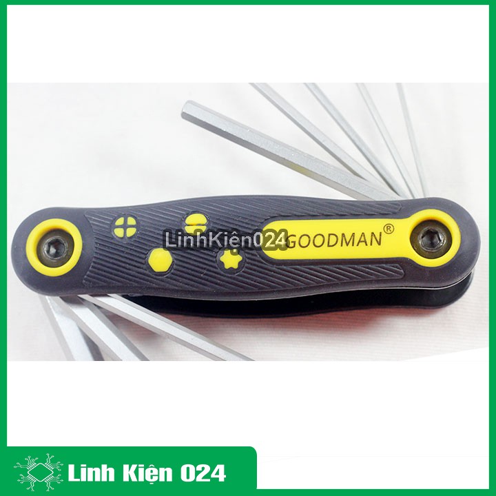 Bộ Lục Lăng Goodman Gập 8 Chi Tiết USA