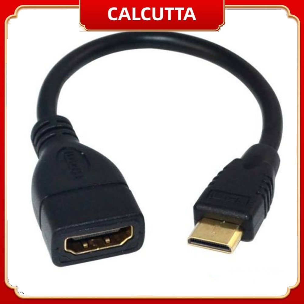 Dây Cáp Chuyển Đổi Calcuta 1.4v Mini Hd 1080p Hdmi-Compatible Cái Sang Male Cho Máy Chiếu