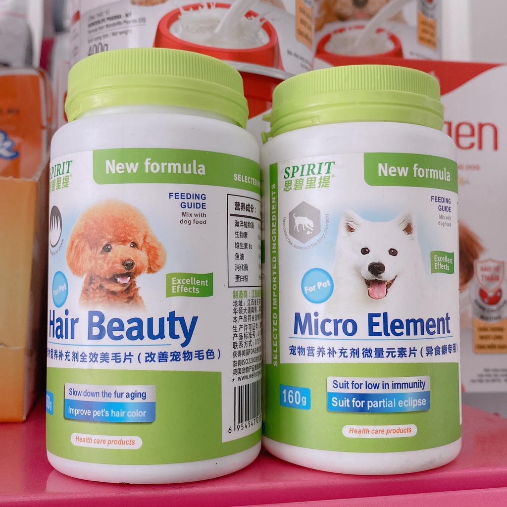 Viên Bổ Sung VITAMIN Cho Chó Spirit Khoáng/Đẹp Lông Da