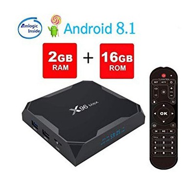 Android TV Box X96 MAX Ram 2GB Rom 16GB Amlogic S905X2 - X96 Max 2=16G