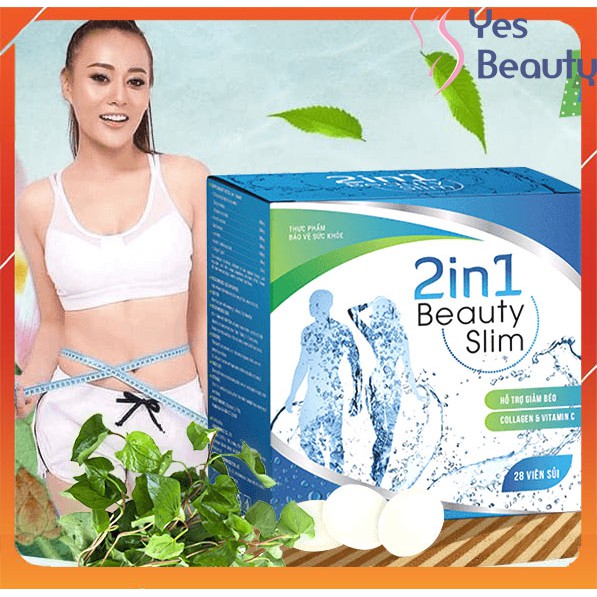 VIÊN SỦI BEAUTY SLIM 2 IN 1 - Giảm Cân An Toàn Hiệu Quả Cho Dáng Đẹp Mình Dây Eo Thon - CHÍNH HÃNG HỘP 28 VIÊN SỦI | BigBuy360 - bigbuy360.vn