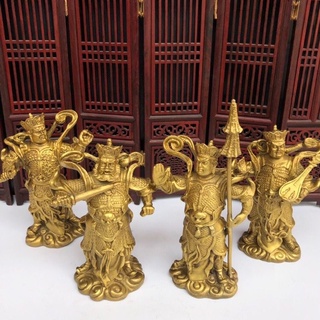 Bộ tượng Tứ đại Thiên Vương bằng đồng phong thủy