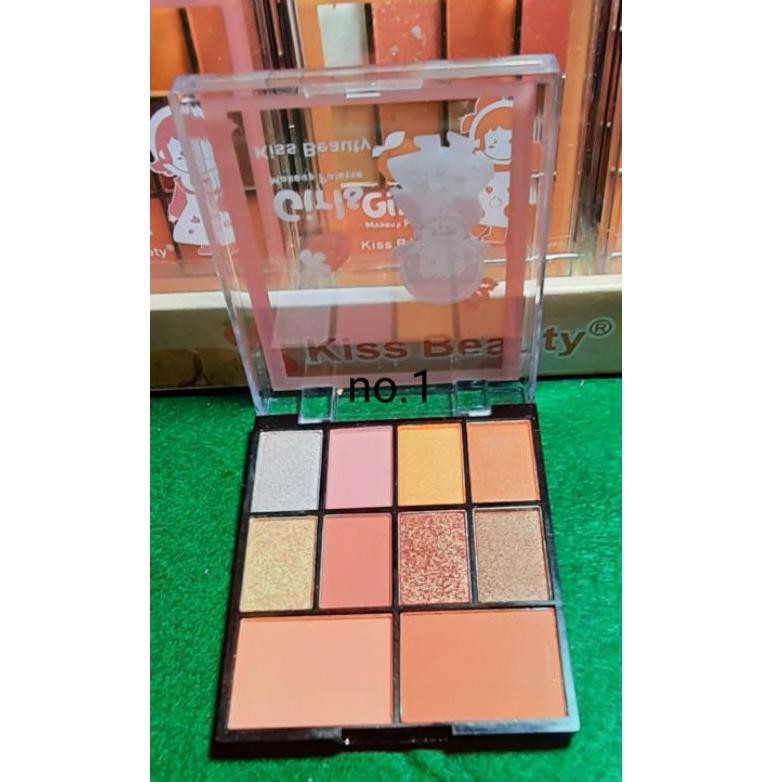 (hàng Mới Về) Bảng Phấn Mắt Kiss Beauty 87123 Qh95 Dành Cho Nữ | BigBuy360 - bigbuy360.vn
