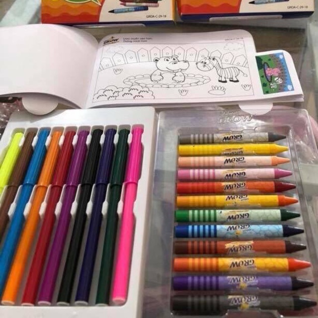 BỘ TÔ MÀU HƯƠU GROW