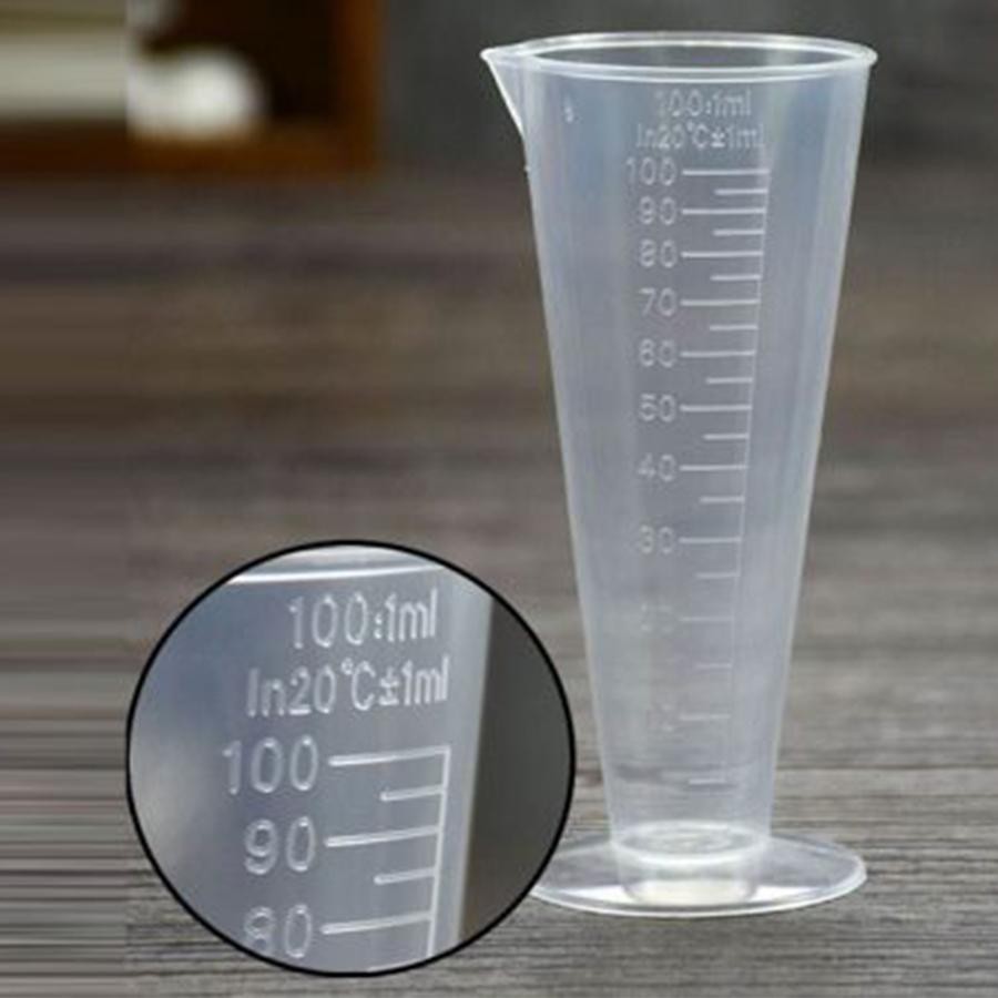 Ca đong nhựa có vạch chia định lượng 100ml
