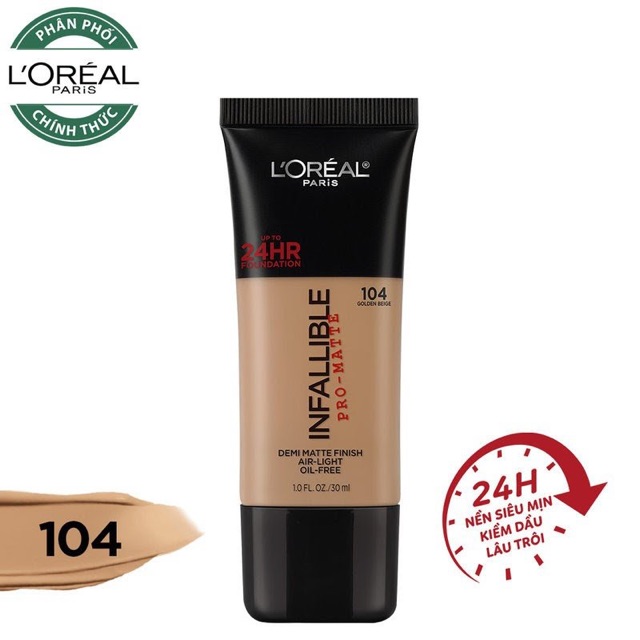 Kem Nền Trang Điểm Lâu Trôi L'Oreal Infallible Pro  30ml | BigBuy360 - bigbuy360.vn