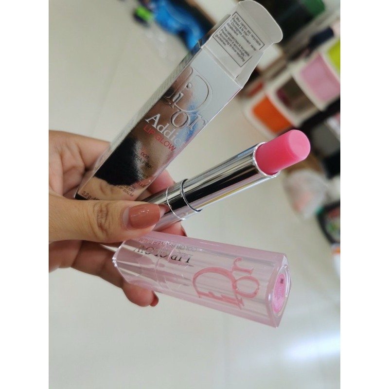 Son Dưỡng Dior Addict Lip Glow bản mới 2021 - màu  008 màu hồng dâu nhẹ nhàng tự nhiên .