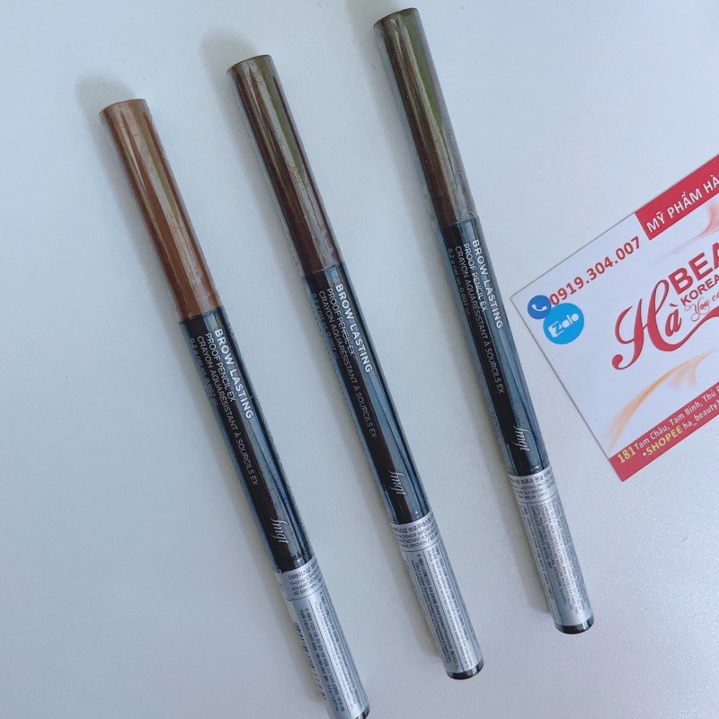 Chì kẻ mày chống trôi trang điểm chân mày lông mày The Face Shop fmgt Brow Lasting Proof Pencil Ex 0.2g | BigBuy360 - bigbuy360.vn