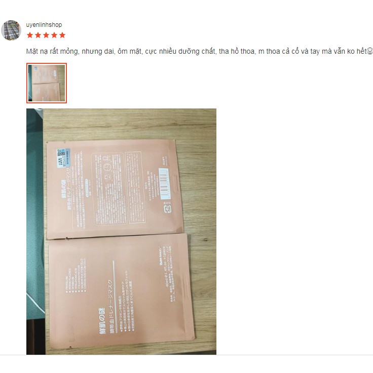 (Cam kết hàng chính hãng )1 miếng ủ trắng nhau thai Nhật check mã vạch thoải mái | Thế Giới Skin Care