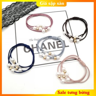 Dây cột tóc 9 hạt đủ 5 màu phiên bản hàn quốc bt9h vnt3