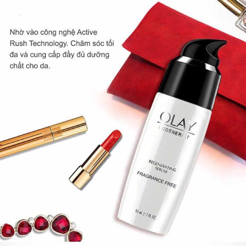 Serum dưỡng da Chống lão hoá Olay Regenerist Advanced Anti Aging Moisturizer Regenerating Serum 50ml Hàng USA