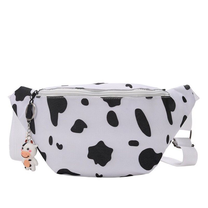 Túi đeo chéo nam nữ hoạ tiết túi bò sữa | BigBuy360 - bigbuy360.vn