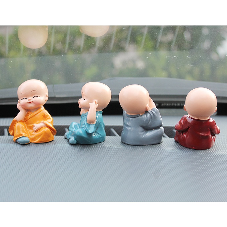 Bộ 4 tượng chú tiểu tứ không an nhiên bình an
