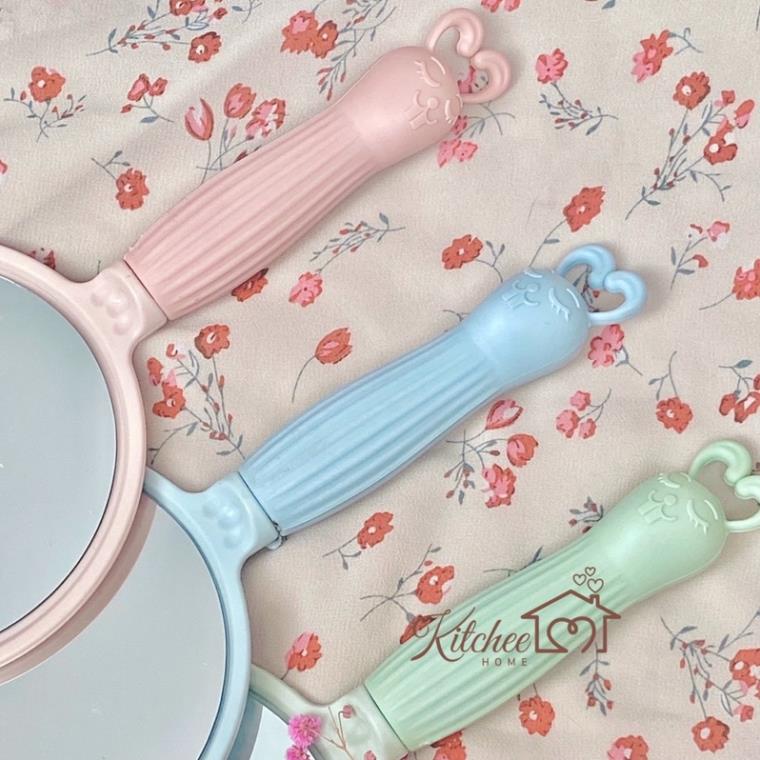 Gương Nhựa Nhỏ, Gương Cầm Tay 3 Màu Phù Hợp Để Decor