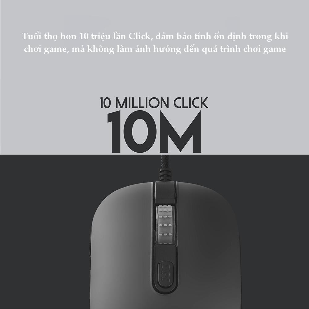 Chuột Gaming RGB 2400dpi có dây, 6 nút, dây nilon bện Fantech x12 | BigBuy360 - bigbuy360.vn