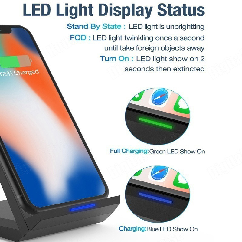 Đế Sạc Không Dây 20W Max Nhanh bộ sạc không dây Cho all Qi-enabled Phone Samsung Huawei