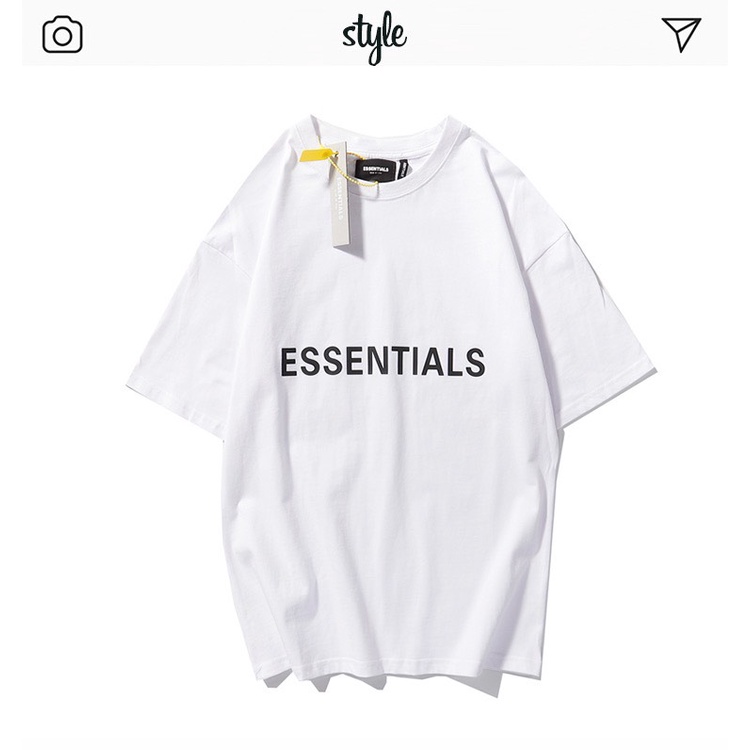 Áo thun cổ tròn ESSENTIALS, áo thun freesize nam nữ unisex, SuzaSport