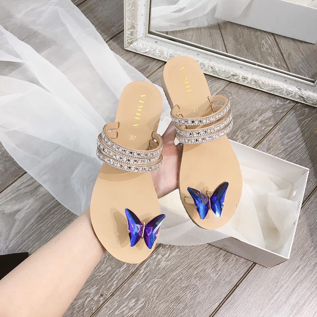 [ Ảnh Thật ] DÉP XỎ NGÓN CÀI NƠ BƯỚM | BigBuy360 - bigbuy360.vn