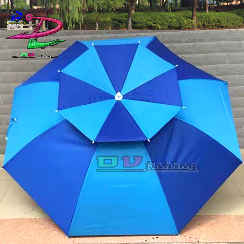 Ô dù câu cá, che mưa nắng 4 mùa, dã ngoại (2 TẦNG ) rộng 2m, 2m2 , 2m4