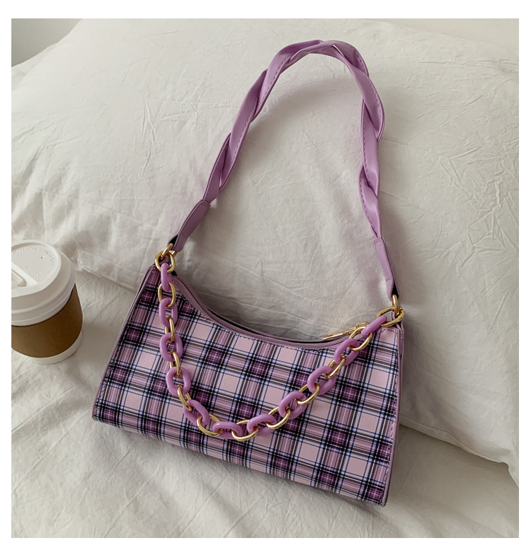 SUXI Túi Xách Đeo Vai Kẻ Sọc Kiểu Hàn Quốc Xinh Xắn Cho Nữ