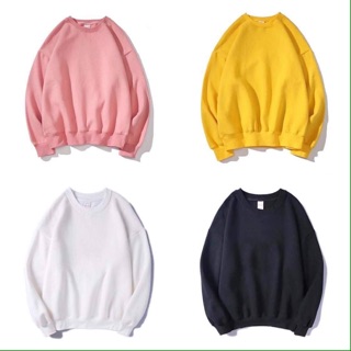 ÁO NỈ TRƠN. BASIC SWEATER