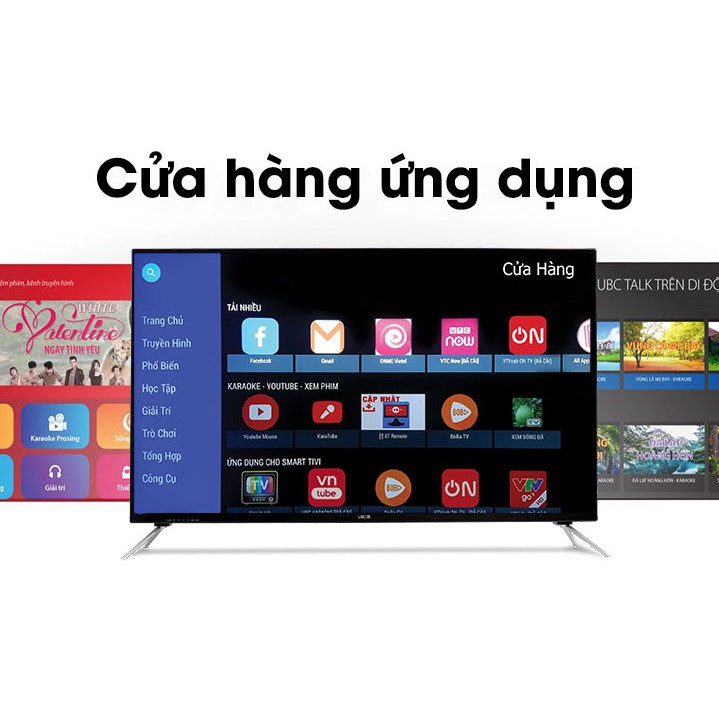 🔴 Smart Tivi UBC 43 inch 43SV - Giọng nói, Android 8.1 Youtube Wifi | BigBuy360 - bigbuy360.vn