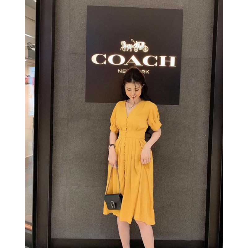 ĐẦM MIDI NÚT BỌC 2M