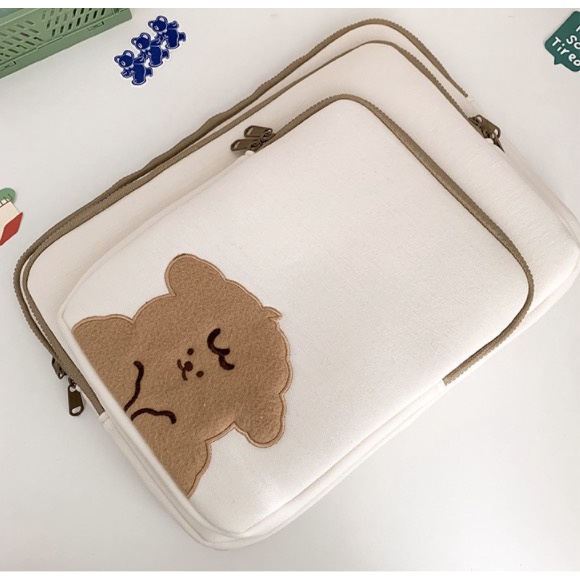 Túi đựng laptop họa tiết chú cừu nhỏ dễ thương kích thước 10/ 11 Inch 13/ 15 Inch