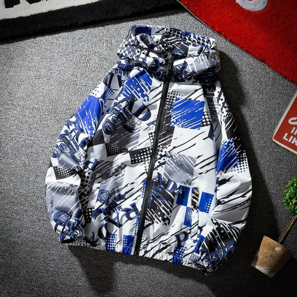 [HOT] Áo Khoác Dù Form Rộng KD4 In 3D Cực Chất, Kiểu Dáng Unisex Cho Nam Và Nữ, Style Hàn Quốc_Freesize Dưới 65kg