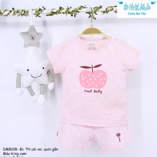Bộ ngắn tay Dokma bé gái