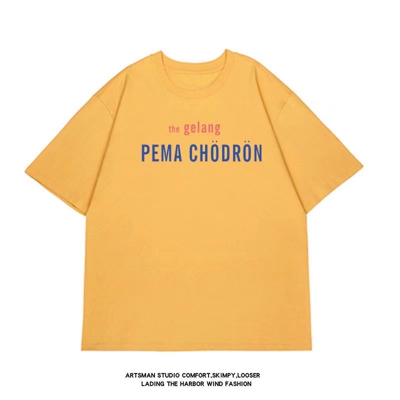 Áo Thun Tay Ngắn Dáng Rộng Cổ Tròn In Chữ Size M-8XL Phong Cách Hip Hop Thời Trang Cho Nam Và Nữ