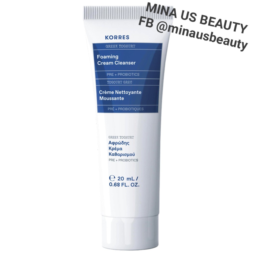 Sữa rửa mặt Korres Greek Yoghurt Foaming Cream Cleanser