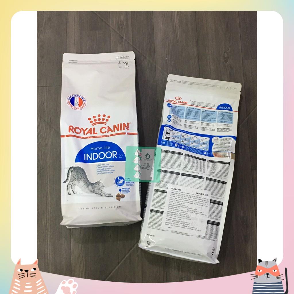 HẠT ROYAL CANIN INDOOR thức ăn cho mèo trên 1 tuổi 2kg