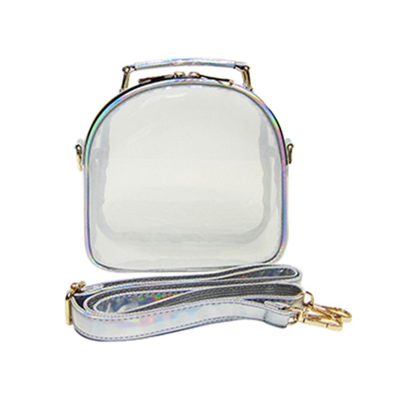 Túi Đeo Chéo Trong Suốt Hình Oval Nhỏ Xinh Đựng Điện Thoại