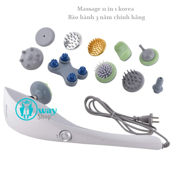 MÁY MASSAGE CẦM TAY 11 ĐẦU Luxurious Massager (Nhật Bản)