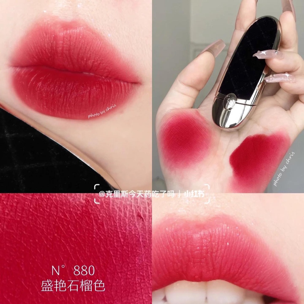 Vỉ Son Guerlain Rouge G Luxurious Velvet 3 Màu 214 - 880 - 910
