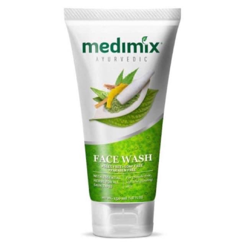 Sữa Rửa Mặt 6 loại thảo mộc Medimix Ayurveda 150ml🌿🍂🍃
